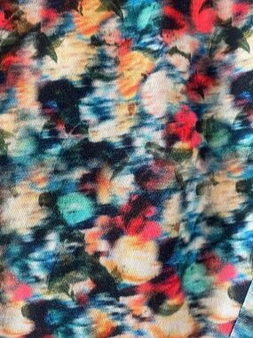 ERDEM Multicolour Print A-Line Dress w/Sleeve - Size US 8 / UK 12 - Made in UK